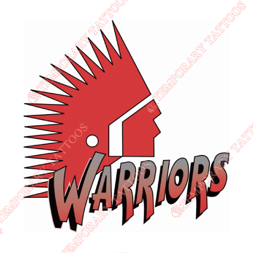 Moose Jaw Warriors Customize Temporary Tattoos Stickers NO.7523